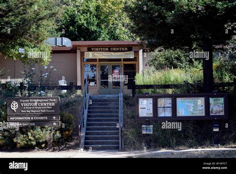 Coyote Hills Regional Park visitor center sign. California Stock Photo ...