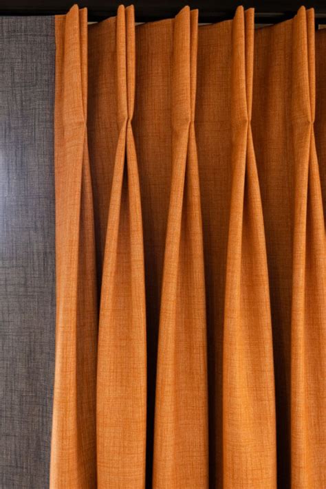 Burnt Orange Curtains - Rachel Moore Design