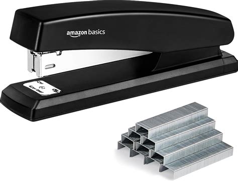 AmazonBasics Agrafeuse De Bureau Avec 1000 Agrafes Noir Amazon Ca