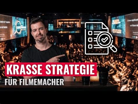 Krasse Strategie F R Mehr Auftr Ge Als Filmemacher Youtube