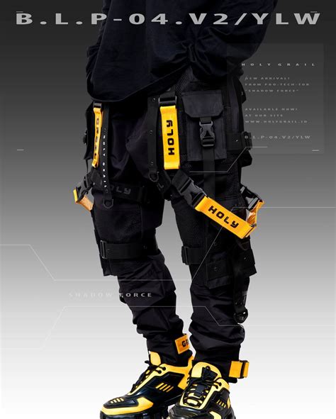 Blp 04v2ylw Sold Out Cyberpunk Clothes Techwear Fashion