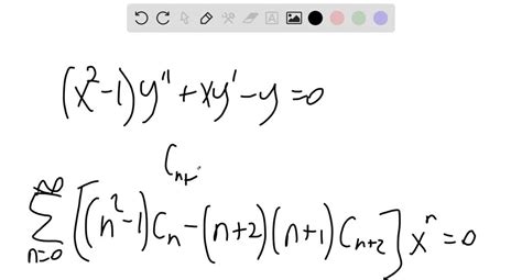 SOLVED Find Two Linearly Independent Power Series Solutions For Each