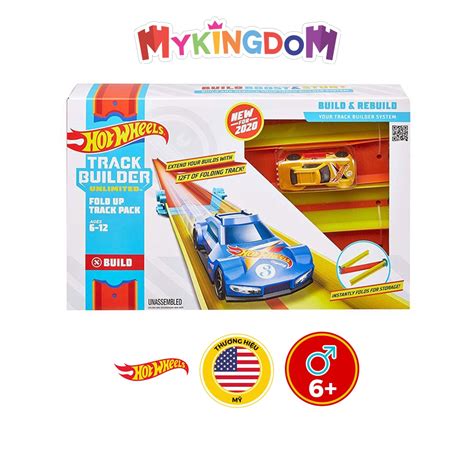 Đồ Chơi Mô Hình HOT WHEELS Bộ Đường Đua Hot Wheels Xếp Gọn GLC91 GLC87 chính hãng 407 000đ