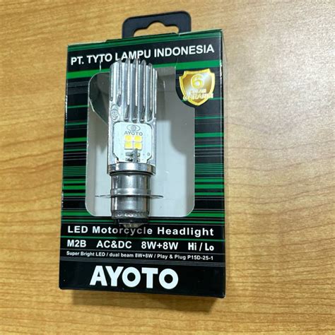 Jual Lampu Depan Motor Led Ayoto M B H Ac Dc Original Bebek Matic