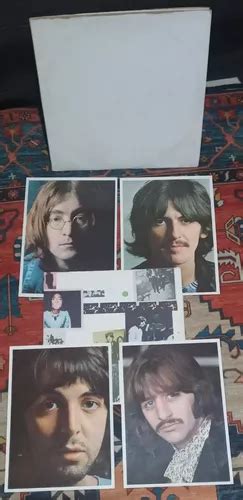 Lp The Beatles Álbum Branco 1969 Duplo Encarte Fotos MercadoLivre