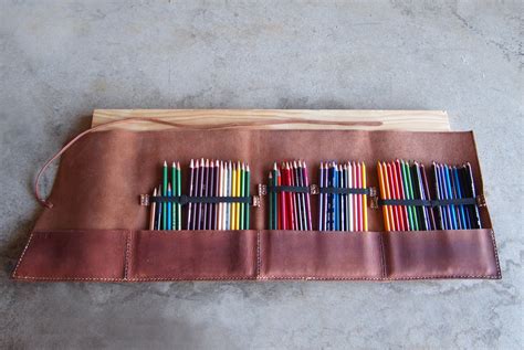 Large Leather Pencil Case for Art Supplies & More : 5 Steps (with ...