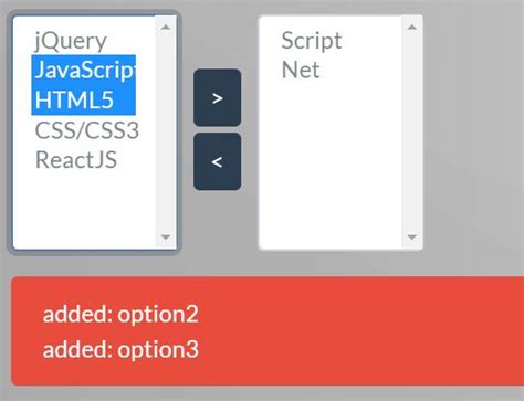 Easy Dual Multiselect Plugin For Jquery Simple Multi Select Free