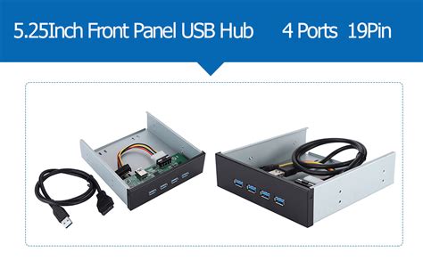 Panel Przedni Usb Calowy Optyczny Nap D Usb Portowy Panel