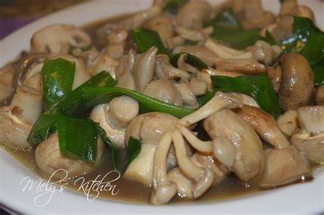 Mely S Kitchen Mixed Mushrooms With Oyster Sauce