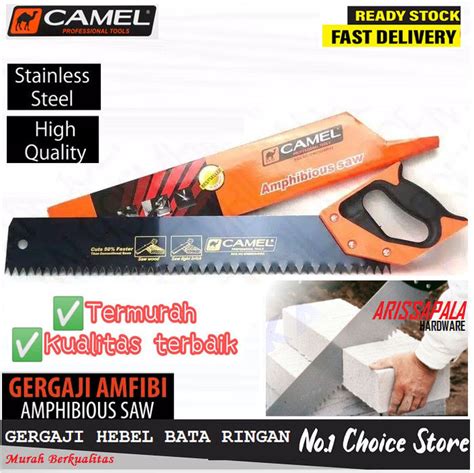 GERGAJI HEBEL 18 BATA RINGAN GRAJI HERBEL GERGAJI POTONG BRICKSAW