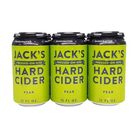 Jacks Hard Cider Pear Cider 6pk 12 Fz Grocery And Gourmet Food