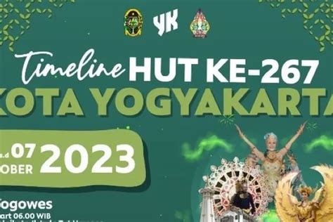 Rangkaian Acara Peringatan HUT Kota Yogyakarta Ke 267 Mulai Dari