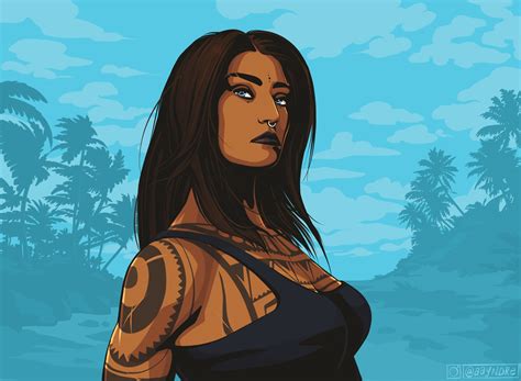 Did A Gta Style Artwork A Commissioned Character Illustration For A