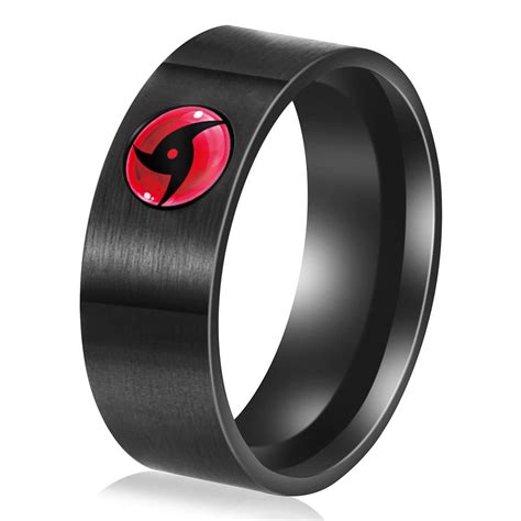 Buy Anime Rings For Men Women Boy Sharingan Sasuke Akatsuki Kakashi