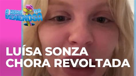 Luísa Sonza chora revoltada por causa de proibição feita por gravadora