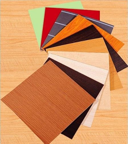 Rectangular Polished Prelam MDF Boards For Exterior Pattern Plain