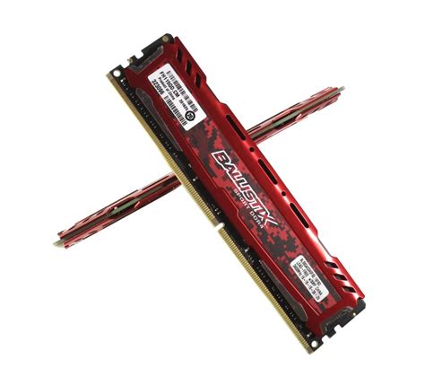 Crucial Ballistix Sport LT Red 16GB Kit (2 x 8GB) DDR4-2400 UDIMM ...