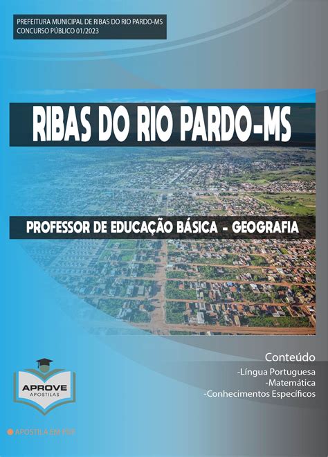 APOSTILA RIBAS DO RIO PARDO PROFESSOR DE EDUCAÇÃO BÁSICA GEOGRAFIA