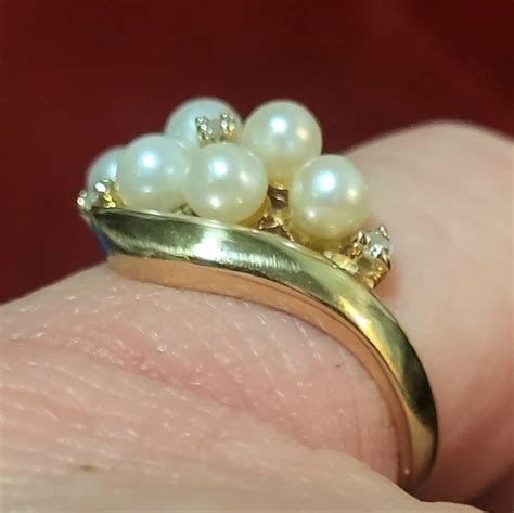 Rare Estate Find Vintage S K Yellow Gold Specta Gem