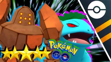 Shadow Venusaur And Regirock Core Is Gold In Go Battle League For Pokemon