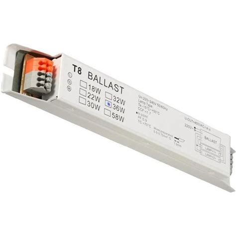 Ballast électronique T8 2x36w large tension fluorescente lumière