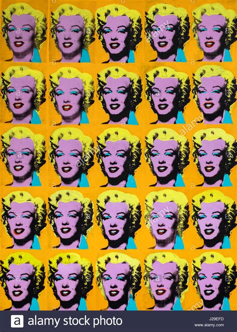 Marilyn Diptych 1962 By Andy Warhol At The Tate Modern In London