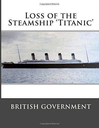 Amazon co jp Loss of the Steamship Titanic 本