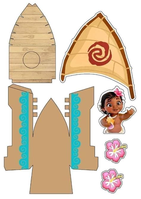 Topo De Bolo Baby Moana Moana Festa Infantil Festa Moana Birthday