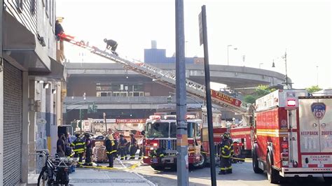 Fdny Rescue Company And Collapse Rescue Operating At A Minor Tech