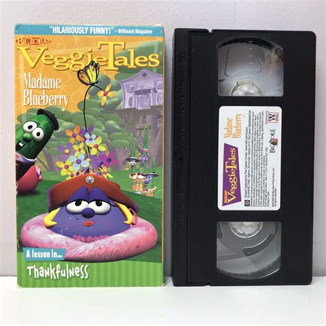 VeggieTales Madame Blueberry VHS Video Tape Grelly USA