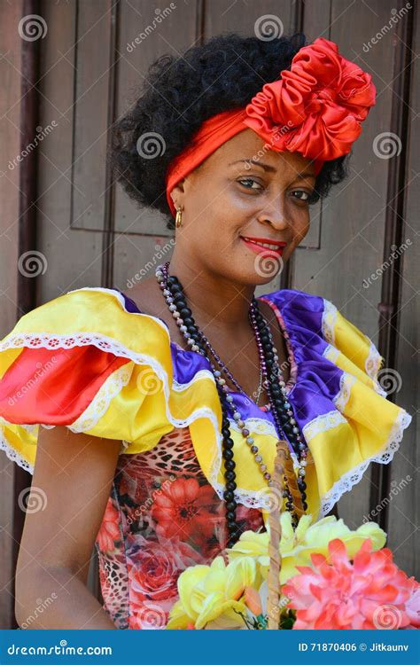 Cuban Lady In Havana Editorial Photo Image Of Adult 71870406