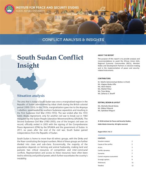 South Sudan Conflict Insight Final South Sudan Conflict Insight