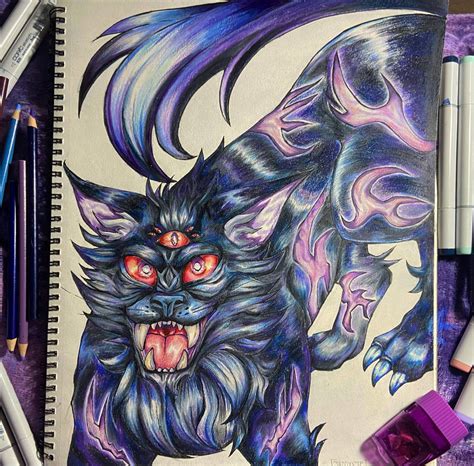 Cat Demon Art by Jazcoozie on DeviantArt