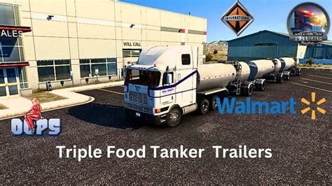 Livestream American Truck Simulator Walmart Triple Food Tankers Youtube