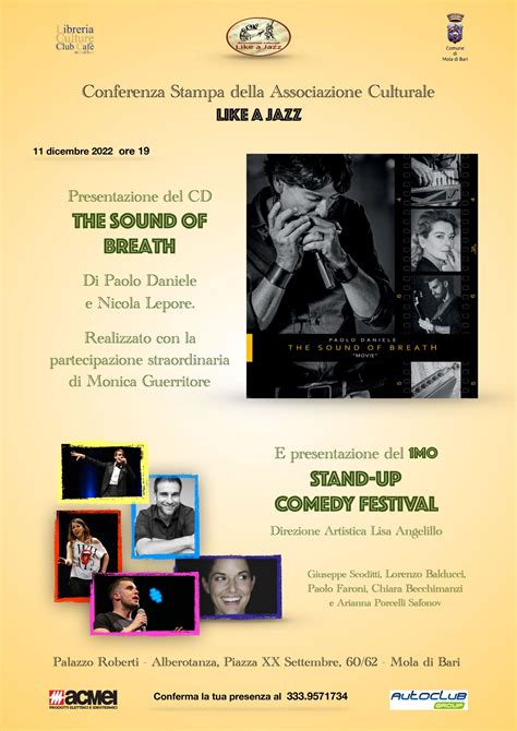 L’associazione “Like a jazz” presenta il nuovo disco di Paolo Daniele e