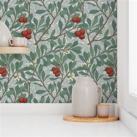 William Morris Arbutus Original Spoonflower Self Adhesive