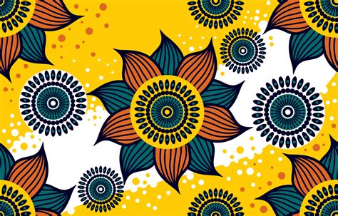 Ethnic abstract fabric. Seamless pattern in tribal, African wax print ...