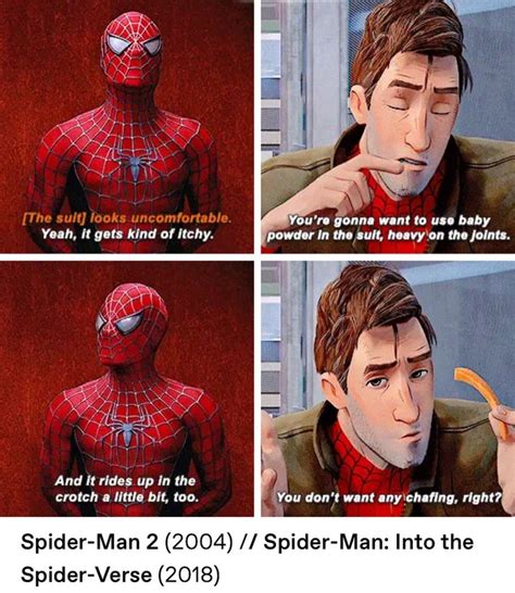 Spider Man And The Amazing Spider Man Into The Spider Verse Meme