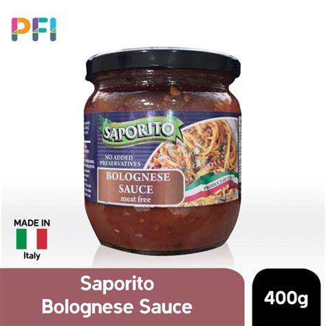 Saporito Pasta Sauce Bolognese G Lazada Indonesia