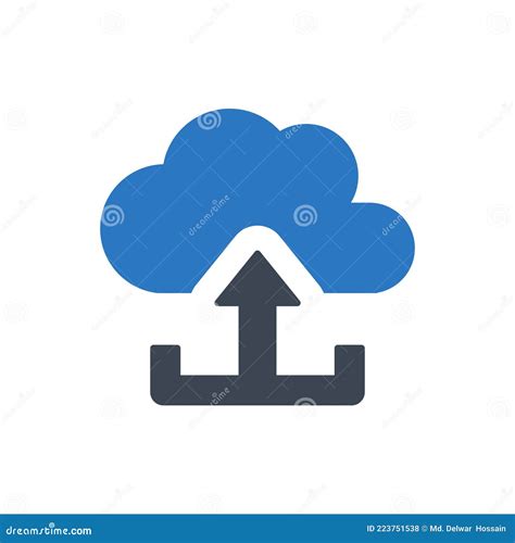 Save To Cloud Icon Stock Vector Illustration Of Sign 223751538