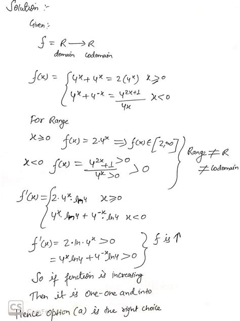 The Function F R→ R Defined By F X 4 X 4 X Is