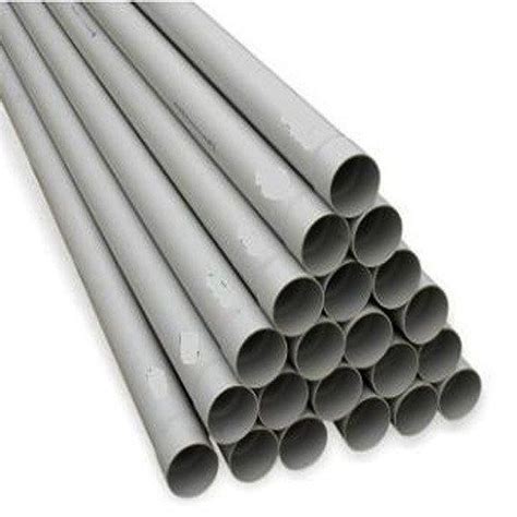 Grey Highly Durable Long Lasting Solid Strong Gray Round Pvc Plumbing