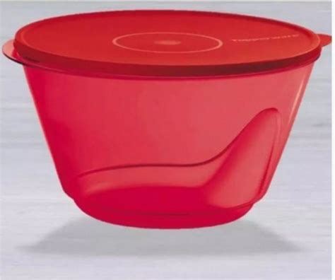 Tupperware Tigela Designer Vermelha Policarbonato 5 5 Litros