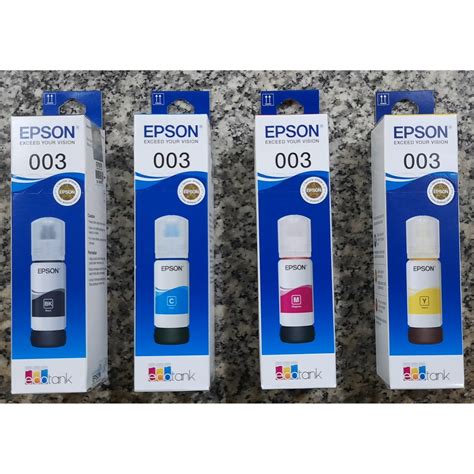 Jual Tinta Epson 003 1 Set Tinta Printer Epson L3110 L3210 L1110