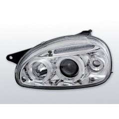 Phares Avant Angel Eyes Opel Corsa B 02 93 10 00 Chrome