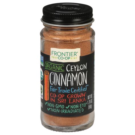 Save On Frontier Co Op Organic Ceylon Cinnamon Order Online Delivery