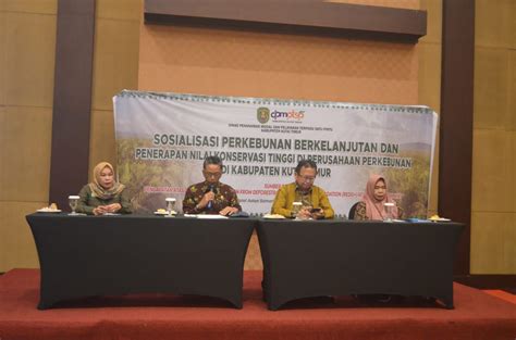 DPMPTSP Kutim Gelar Sosialisasi Perkebunan Berkelanjutan Dan Penerapan