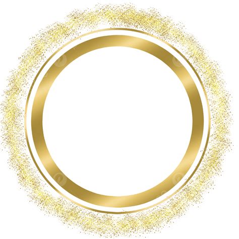 Golden Circle Frame Border Circle Border Frame Png A Nbkomputer