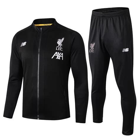 Liverpool Tracksuit 20192020 Black Sportswearspot