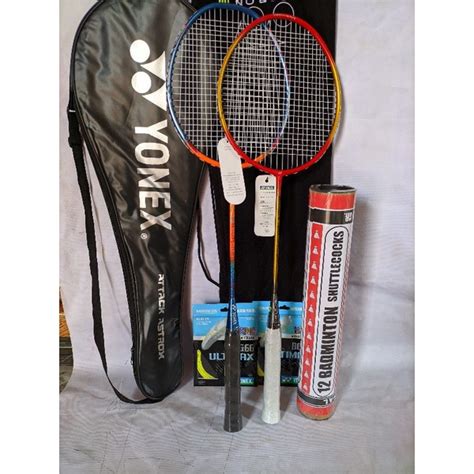 Jual Raket Badminton Paket Lengkap Raket Inmpor Free Tas Dan Grip Cod